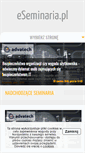 Mobile Screenshot of e-seminaria.pl